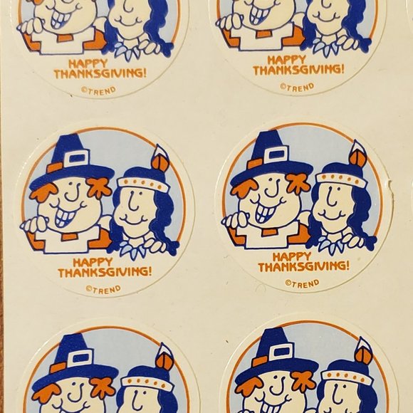 Vintage Trend Thanksgiving Smelly Stickers - Picture 2 of 4